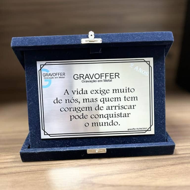 Placas de homenagem